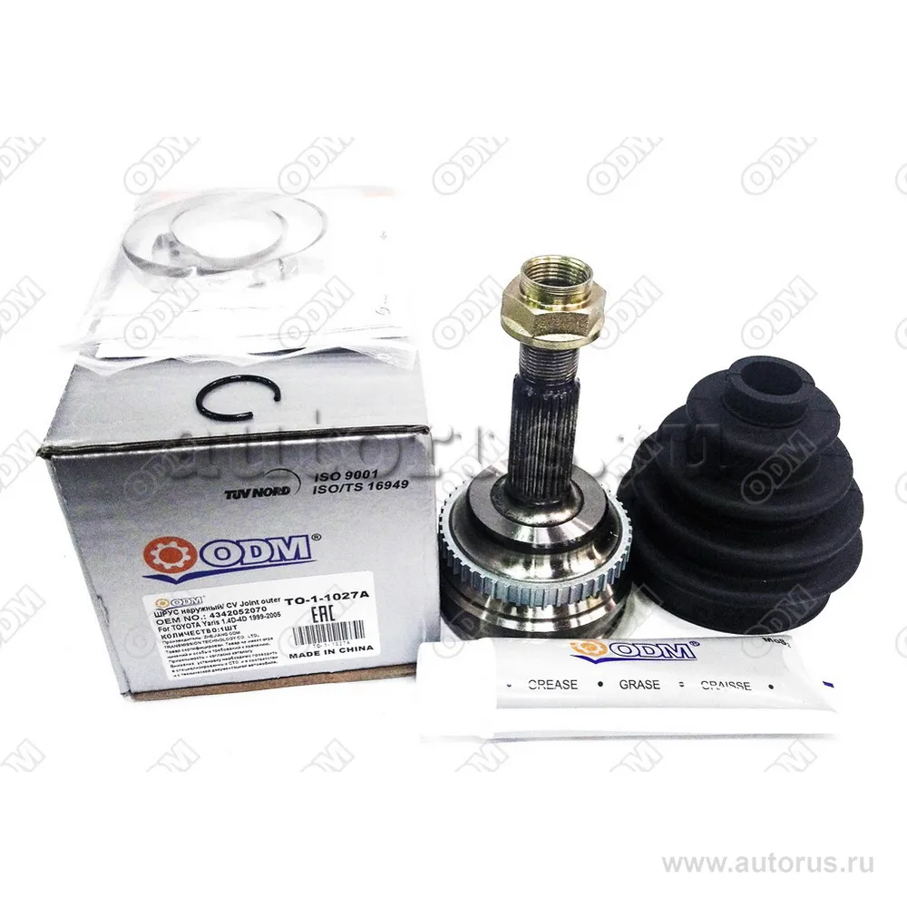 ШРУС наружный (к-кт) TOYOTA Yaris 1.4D-4D 1999-2005 ODM TO11027A