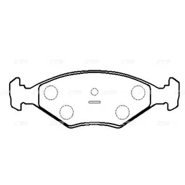 Тормозные колодки CTR CKT-168