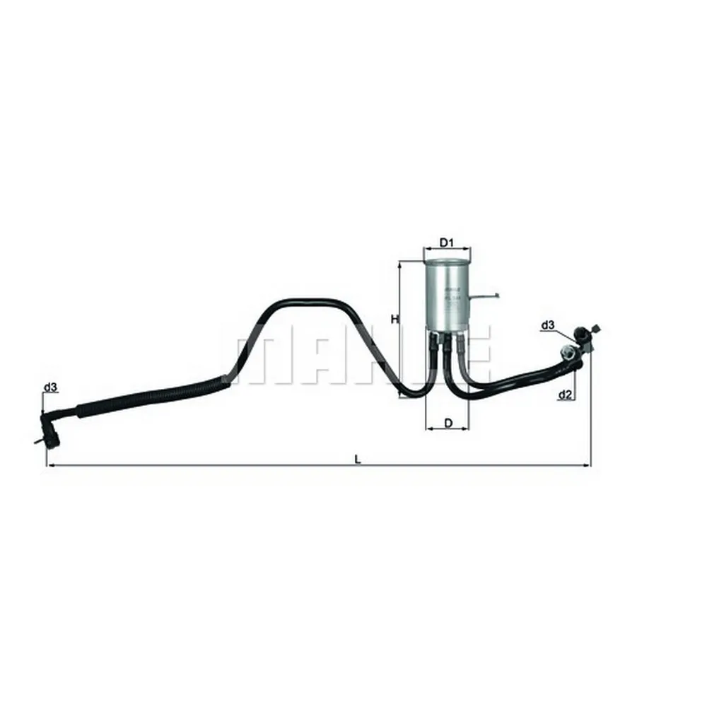 Фильтр топливный KNECHT/MAHLE KL 544
