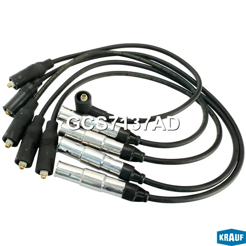 Комплект высоковольтных проводов VAG+Skoda 2000-> mot.1,6L KRAUF GCS7137AD
