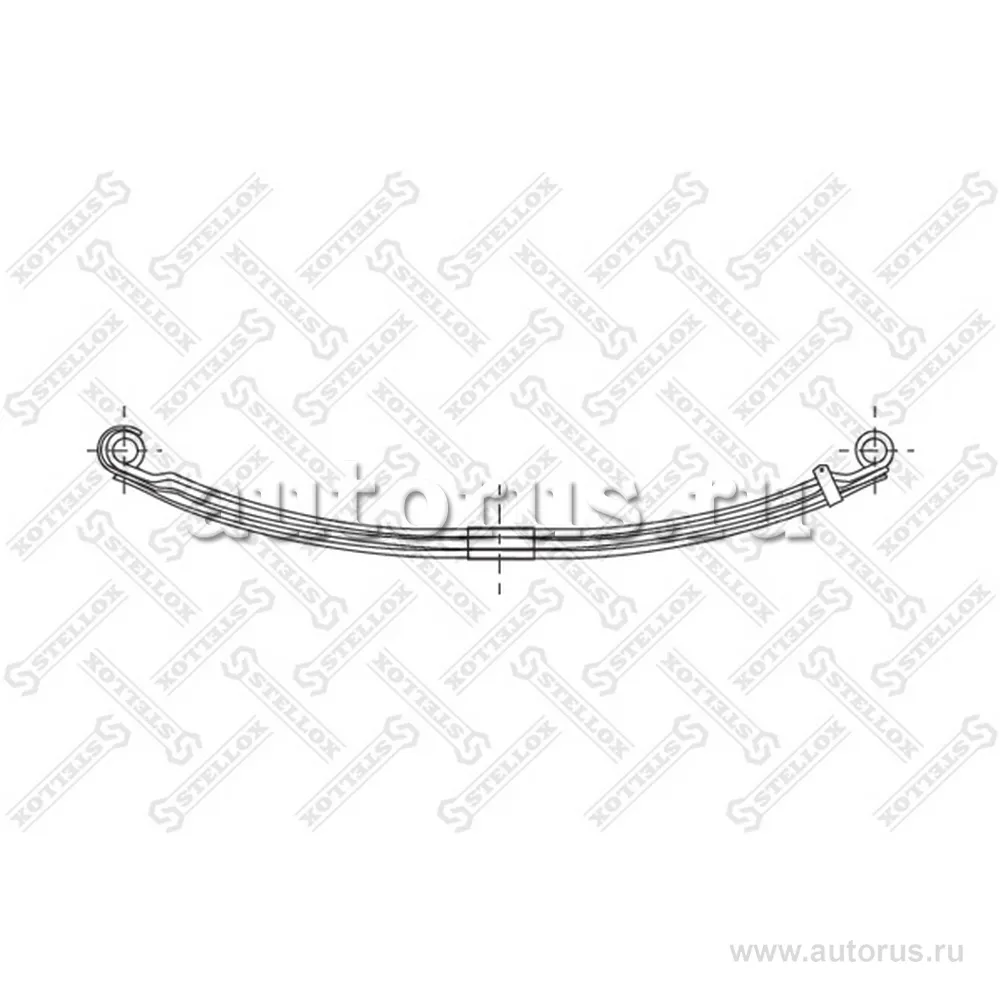Рессора 3-ех лист. передн. 1/25+2/26х90х89 950+950 S20 для Iveco Stral STELLOX 8455693_SX