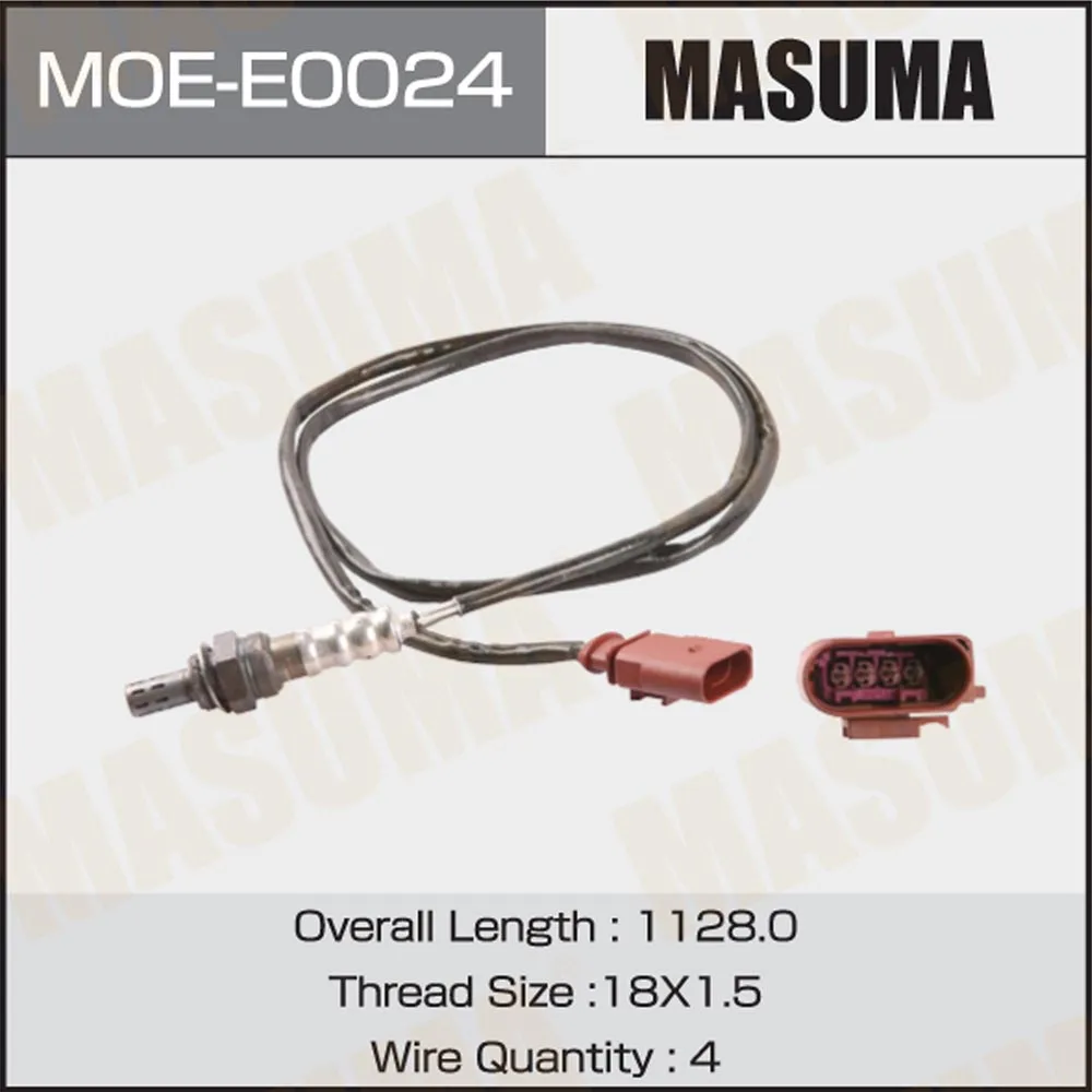 Датчик кислородный MASUMA, AUDI A4, A6 / AUK, BDX, CCDA MASUMA MOEE0024