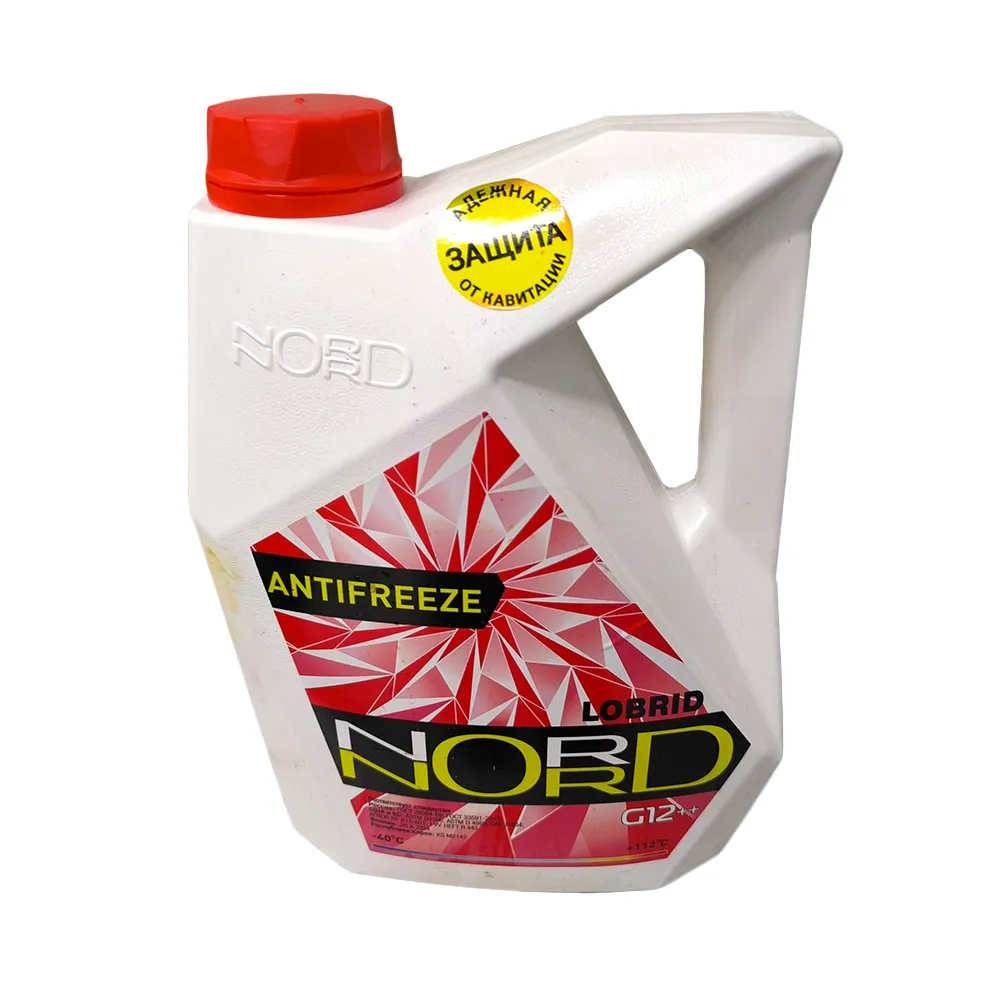 Уценка Антифриз NORD High Quality Antifreeze готовый -40 красный 5 кг NR 20249-N4