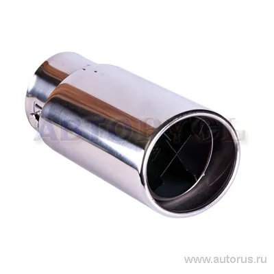 Насадка на глушитель 86x160x63 мм хром BOLK BK01416