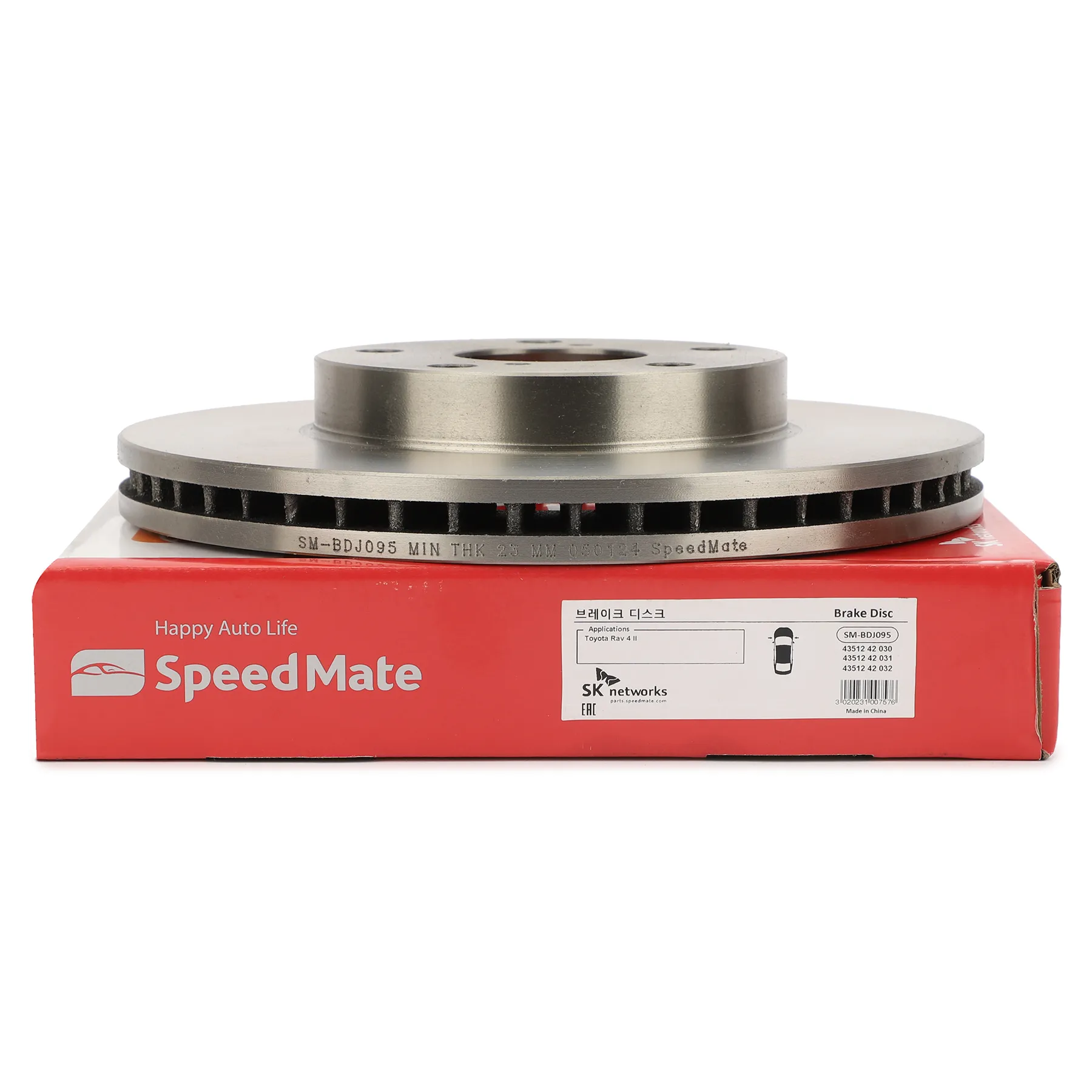 Диск тормозной передний TOYOTA RAV 4 II SPEEDMATE SM-BDJ095