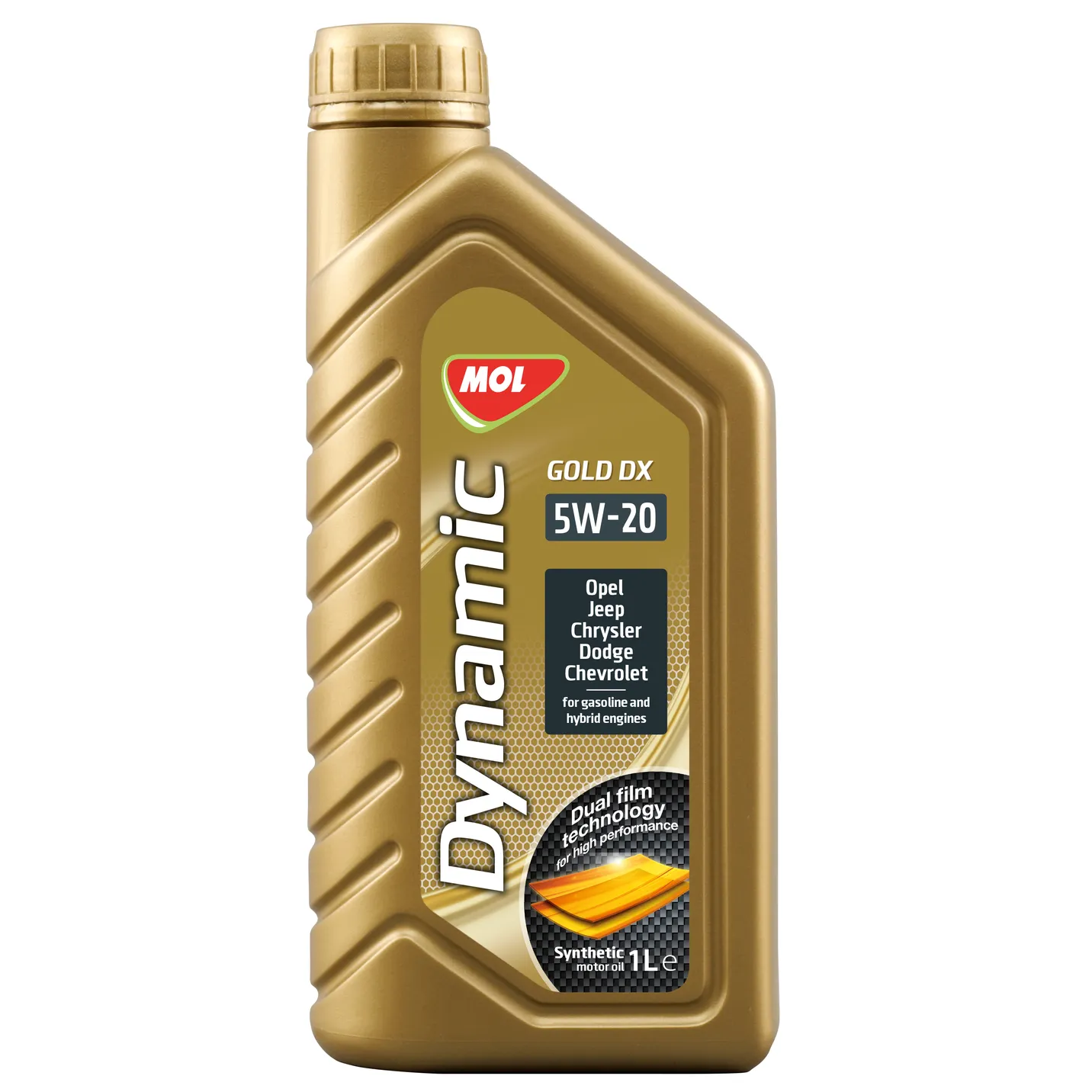 Масло моторное MOL Dynamic Gold DX 5W-20 синтетическое 1 л 13302486