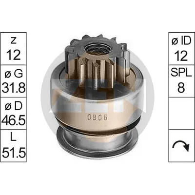 Бендикс стартера ERA ZN0806