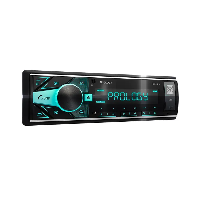 Автомагнитола PROLOGY CMX-420 USB, AUX ,BT, SWC зеленый свет