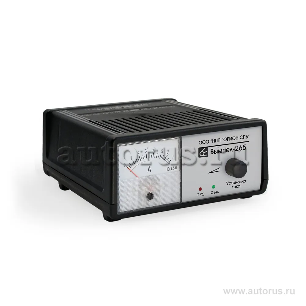 Зарядное устройство автомат, 0-7А, 12В, стрелочный амперметр Вымпел-265