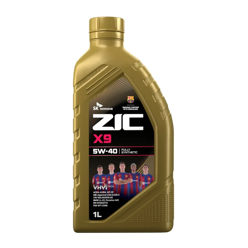 Масло моторное ZIC X9 5W-40 синтетическое 1 л 132613