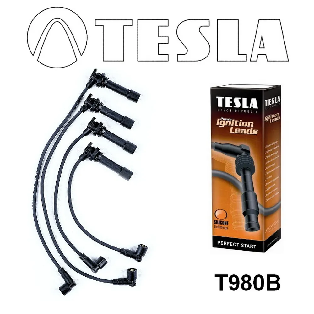 Провода высоковольтные MAZDA 323 TESLA T980B