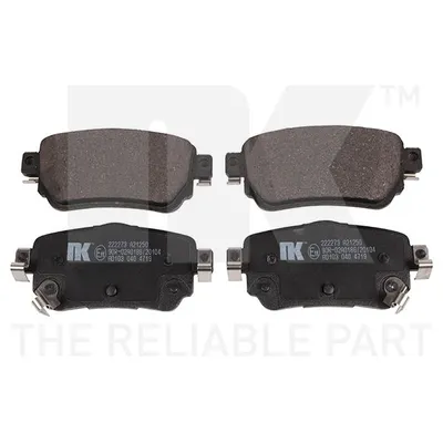 Колодки тормозные задние Рено Koleos 2, Nissan Qashqai (J11), X-Trail 14- NK 222273