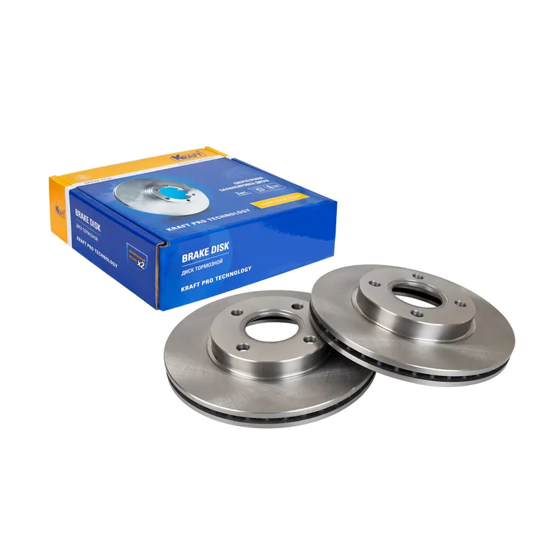 Диск тормозной передний FORD FOCUS (98-04) 1.4-2.0, FUSION (02-12) 1.25-1.6 OBERKRAFT KRAFT KT016067