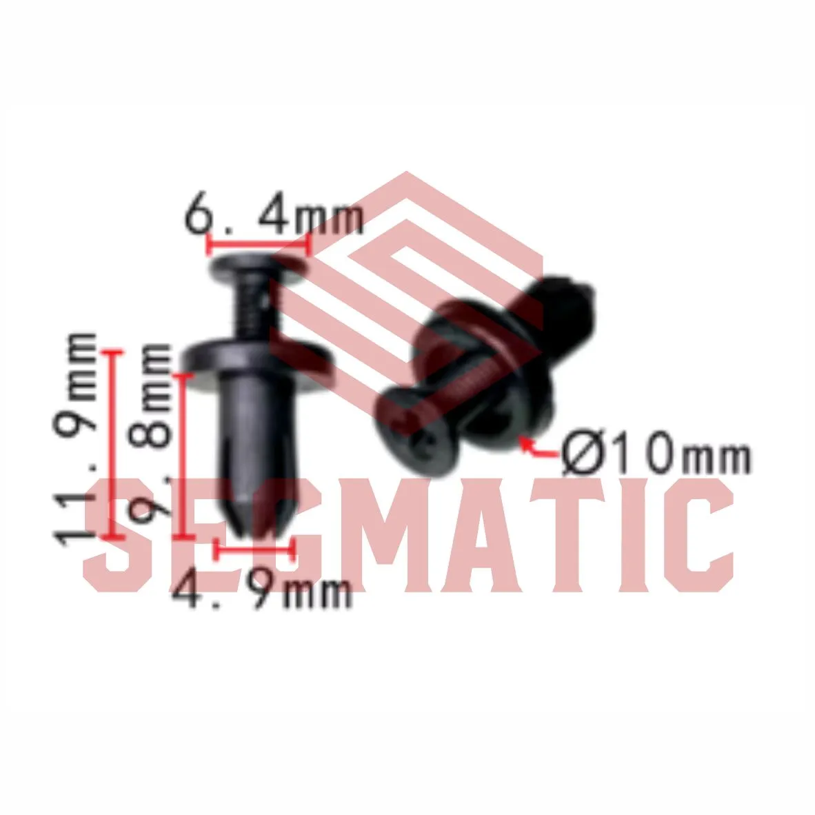 Клипса пластмассовая MAZDA SEGMATIC SG70203444