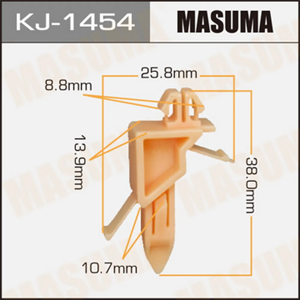 Клипса универс. MASUMA KJ-1454