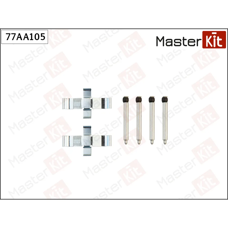 Комплект установочный тормозных колодок Mercedes-Benz 190 (W201) 1982 - 1993 MASTERKIT 77AA105