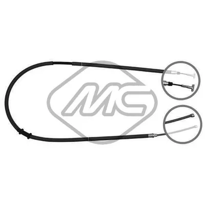Трос ручника FIAT PALIO-SIENA ALL SX-LH Metalcaucho 81356