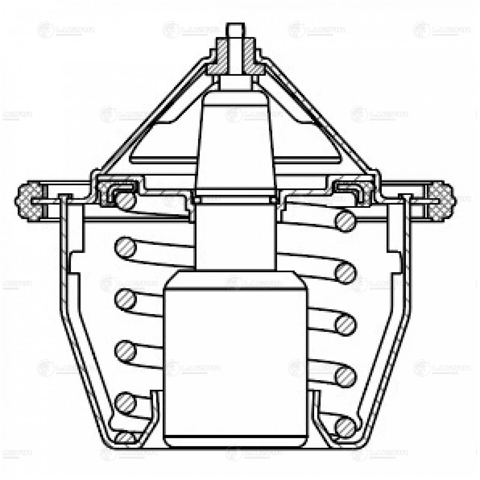 Термостат (88С) (термоэл.) LUZAR LT 2212