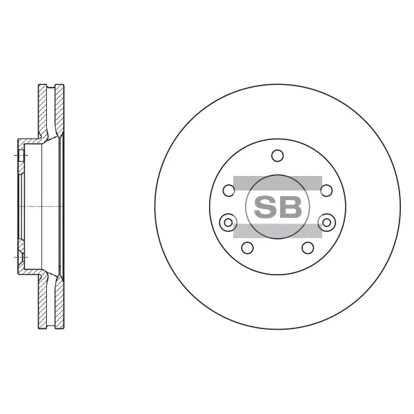 Диск тормозной SANGSIN BRAKE SD2003