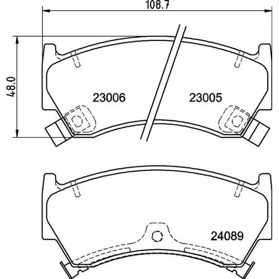 Колодки NISSAN ALMERA N15 (1995-2000) передние NISSHINBO NP2007