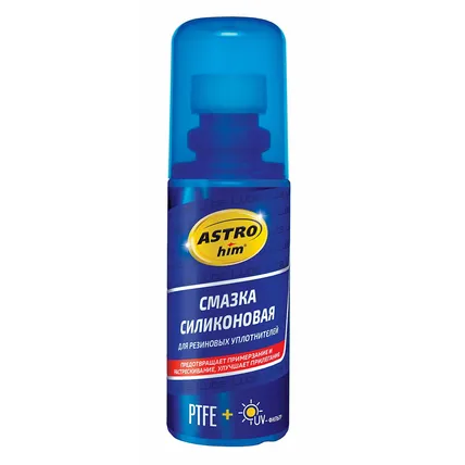 Смазка силиконовая для резиновых уплотнителей с PTFE 100 мл ASTROhim АС4642 ASTROhim АС4642