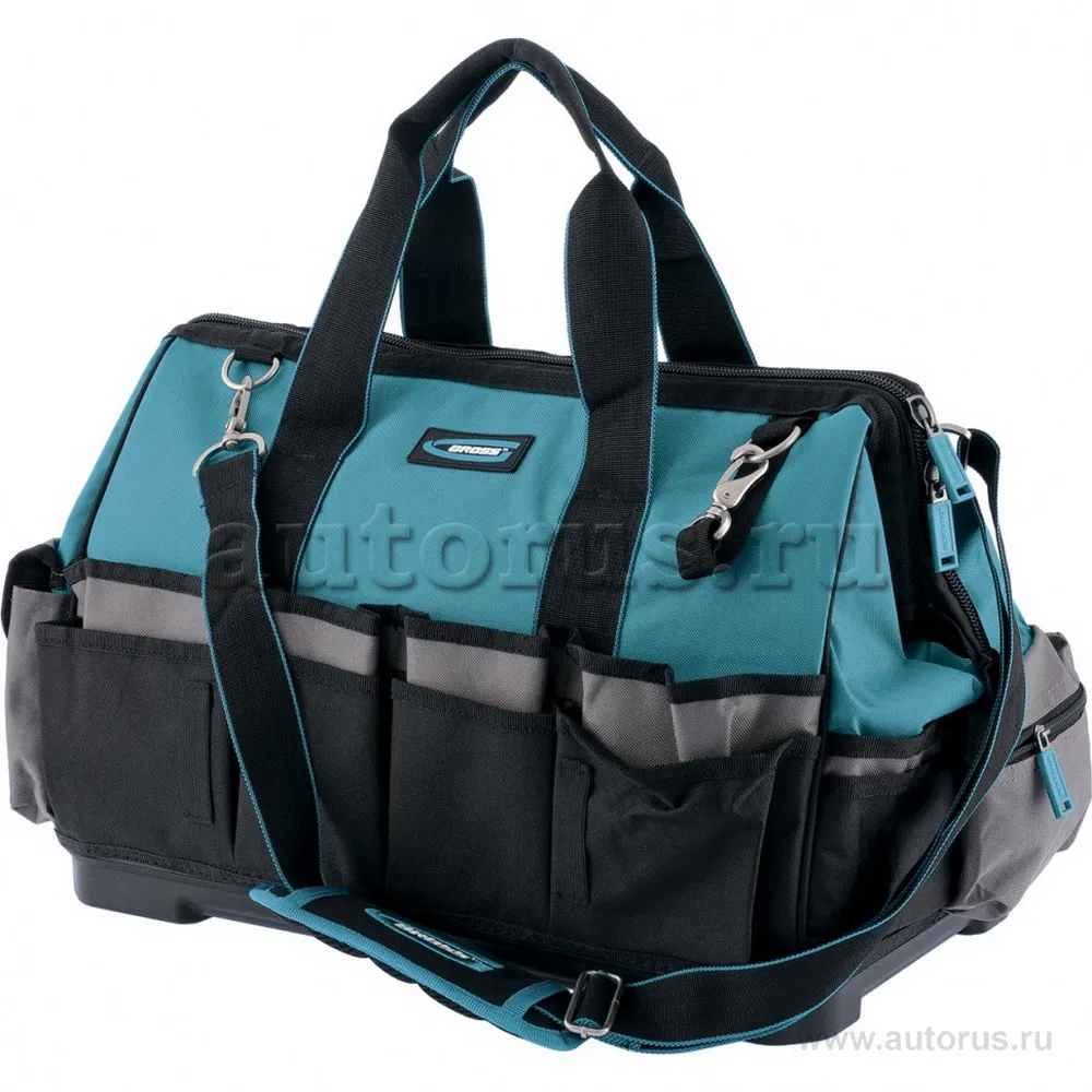 Сумка для инструмента HanD Werker, 42 кармана, дно пластик, наплечный ремень, 475x260x360 мм Gro GROSS 90273