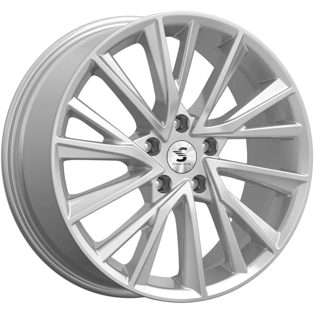 Диск литой R18 7.5J 5x108/60.1 ET47 Premium series КР010 Elite Silver 80050