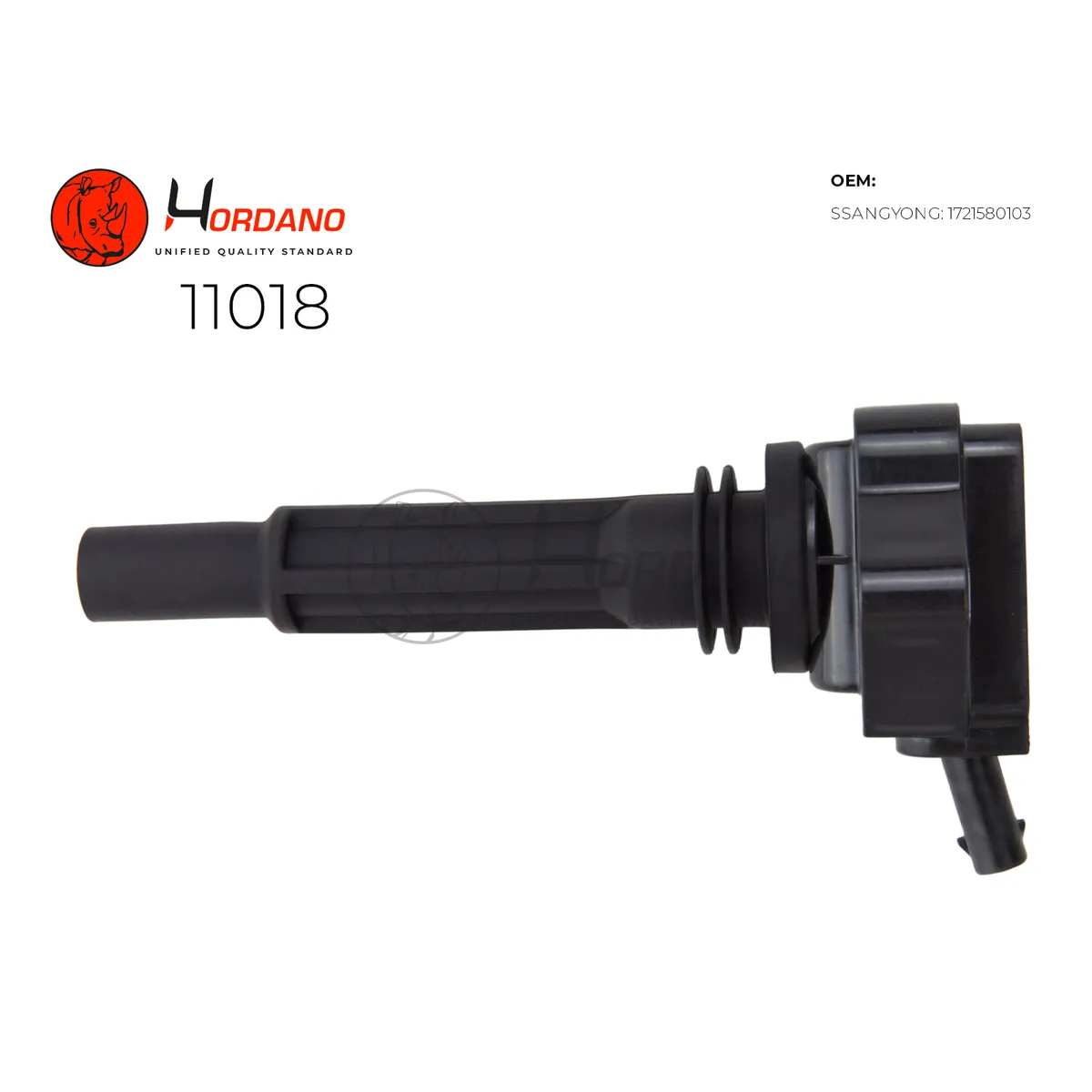 Катушка зажигания SSANGYONG ACTYON II Вездеход закрытый 01,11- 2 Hordano 11018