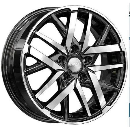 Диск литой R16 6J 5x114.3/67.1 ET43 СКАД Босфор Алмаз 4070405