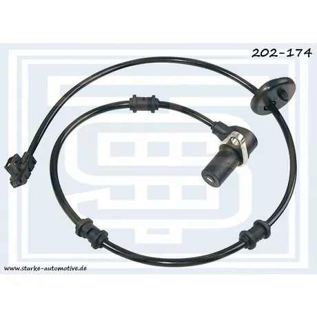 Датчик ABS MER W210 --03.2002 задний R STARKE 202-174