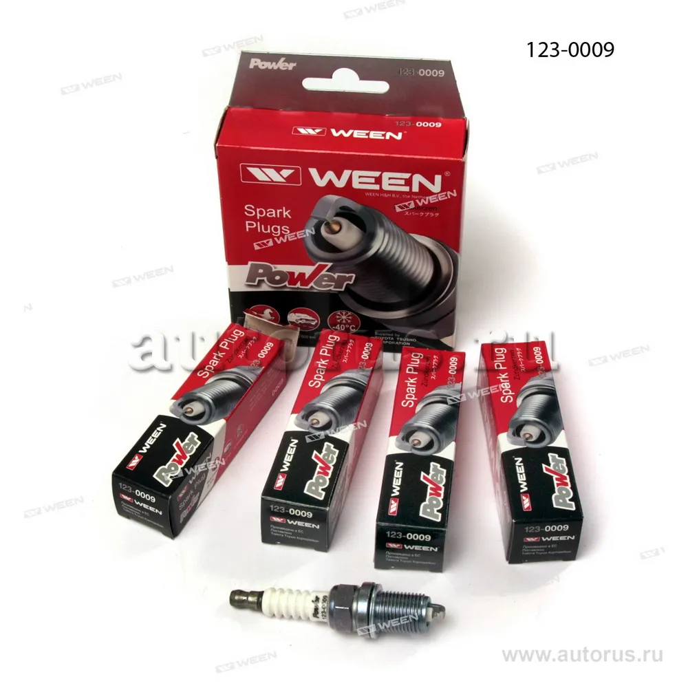 Свеча зажигания Power, иридиевая FIAT / FORD / PEUGEOT / VOLVO / VAG WEEN 123-0009