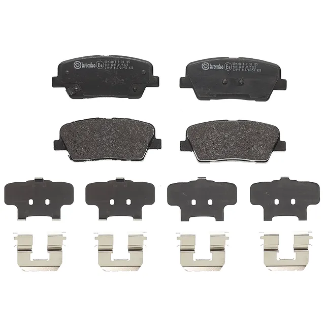 Колодки тормозные дисковые задние HYUNDAI GRAND SANTA F 01/13- / HYUNDAI SANTA F III (DM, DMA) 09 BREMBO P30105