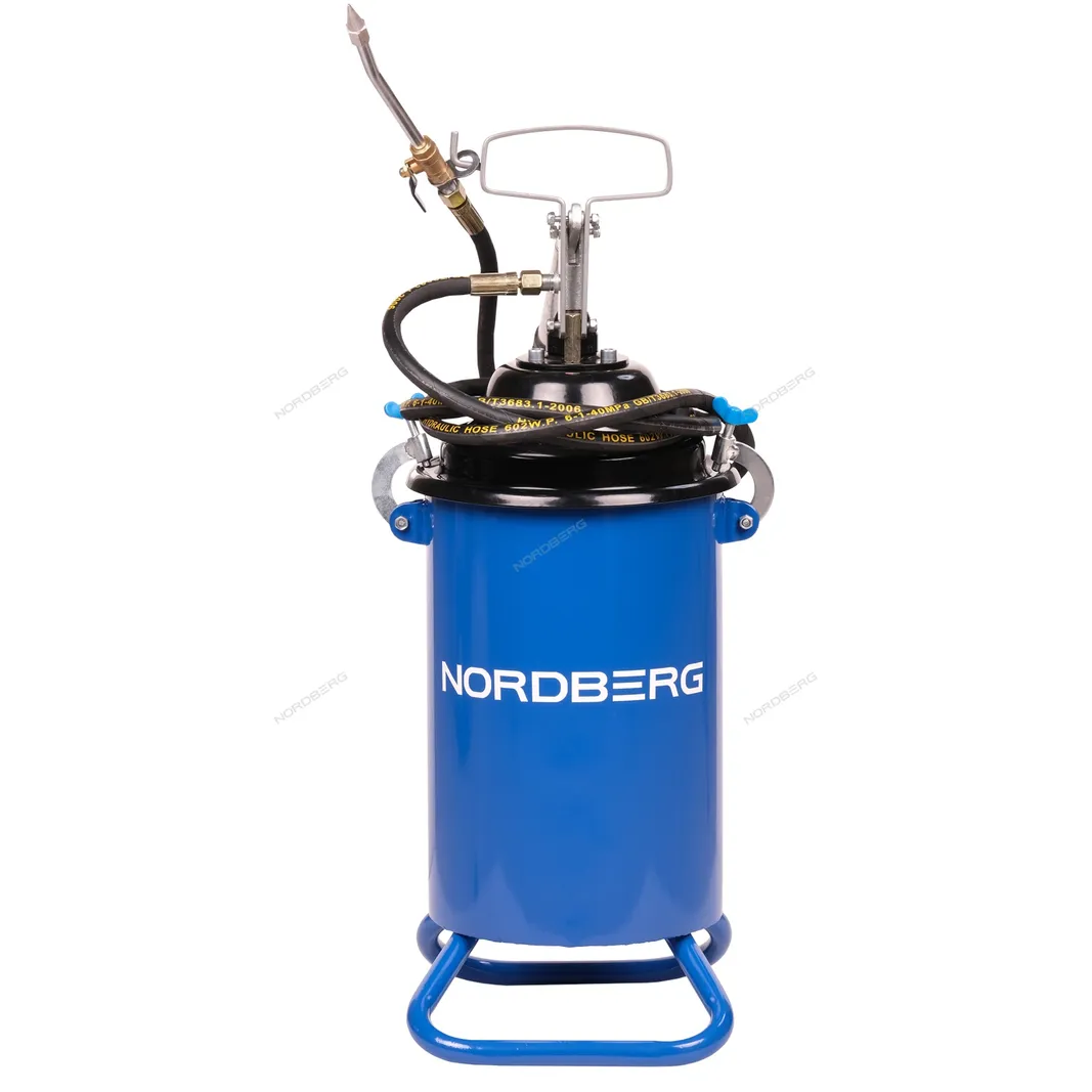 Установка для раздачи густой смазки ручная, 12 л NORDBERG N5012