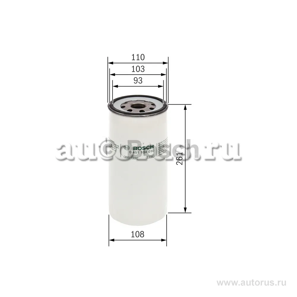 Масляный фильтр BOSCH 0451104010