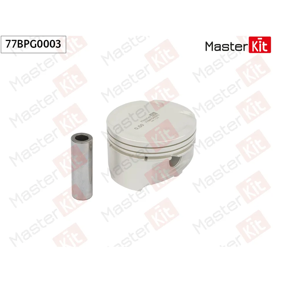 Поршень с пальцем (без колец) (1шт) (0,5) CHEVROLET LXT MASTERKIT 77BPG0003