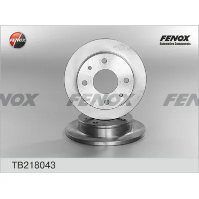 Диск тормозной HYUNDAI ATOS 98- FENOX TB218043