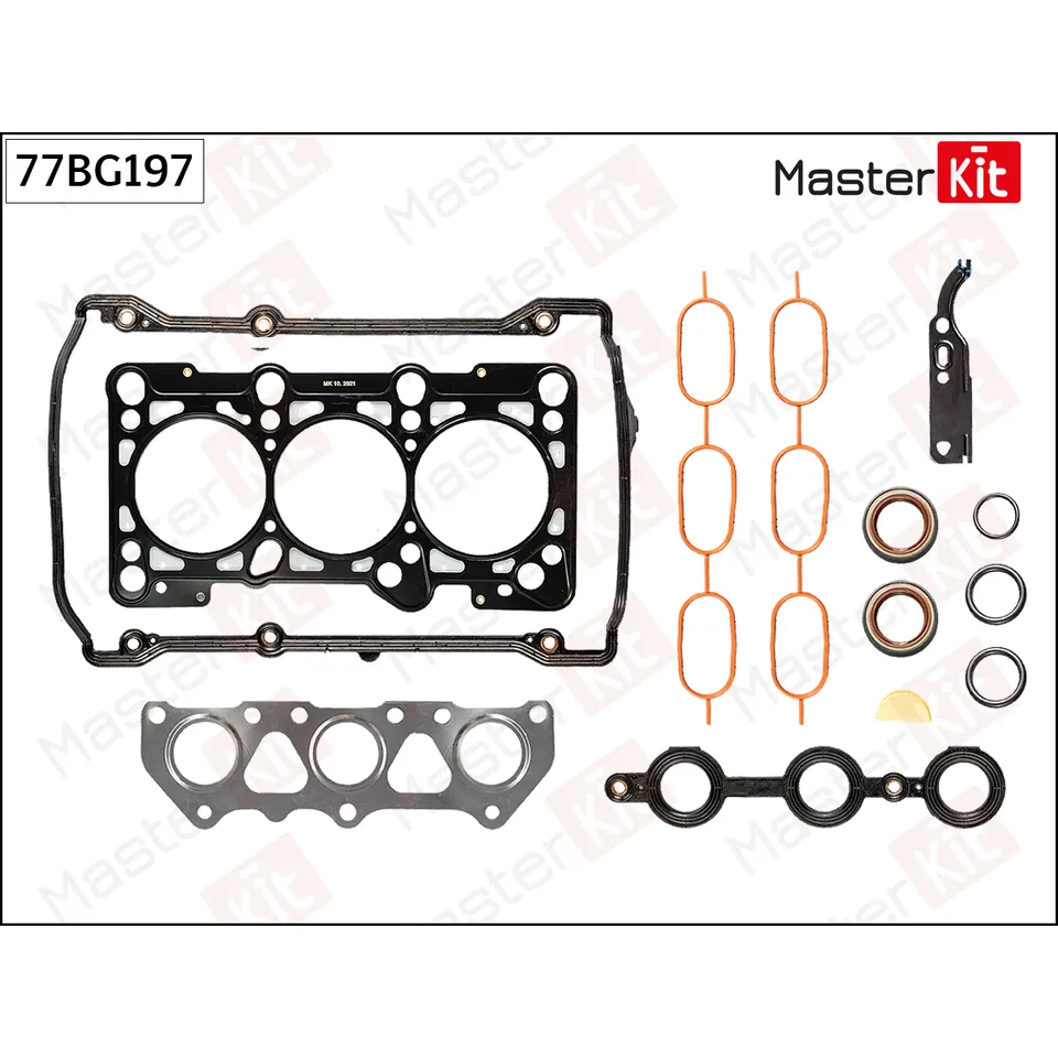 Комплект прокладок ГБЦ MASTERKIT 77BG197