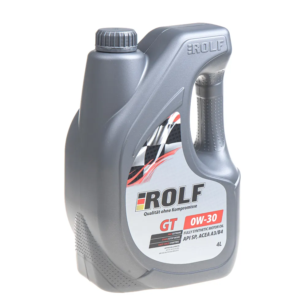 Масло моторное ROLF GT 0W-30 синтетическое 4 л 322758