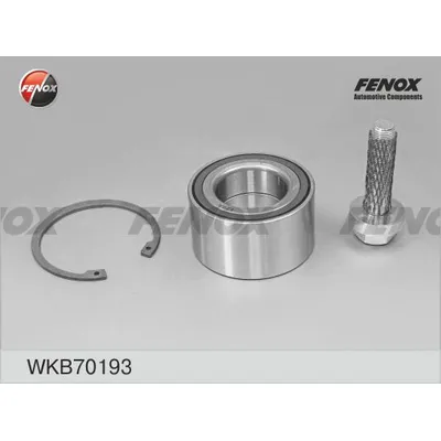 Подшипник ступицы, КОМПЛЕКТ перед прав/лев FENOX WKB70193