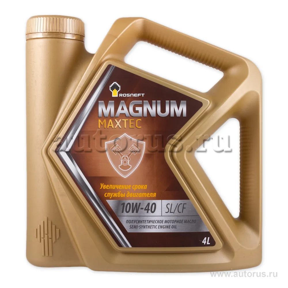 Масло моторное Rosneft Magnum Maxtec 10W-40 полусинтетическое 4 л 40814742