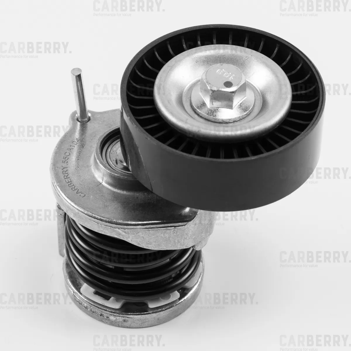 Натяжитель поликлин.ремня с роликом AUDI A3/A4/A4 Allroad/A5/A6/Q3/Q5/TT 01->SKODA Fab CARBERRY 55CA104
