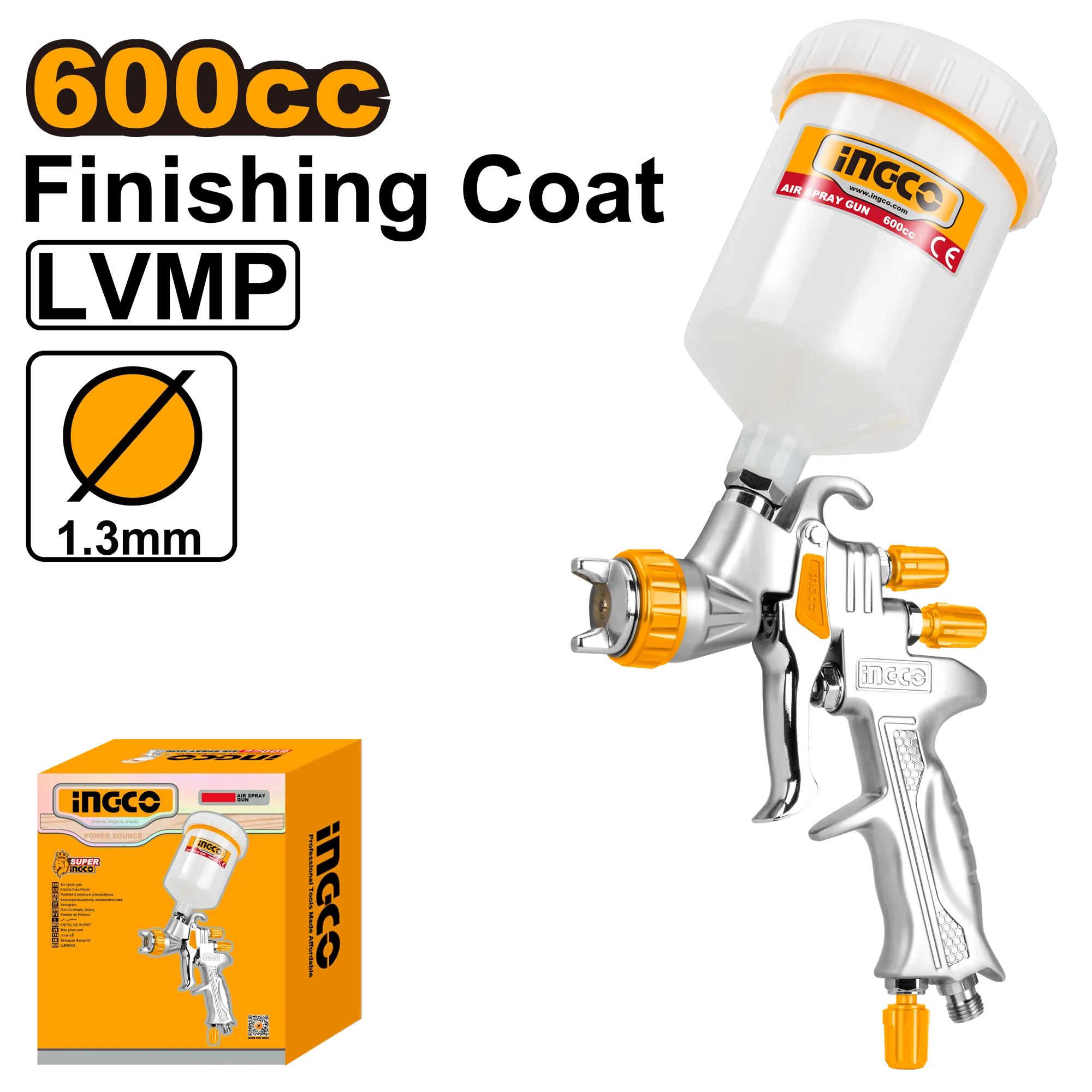 Краскопульт пневматический INGCO ASG1065