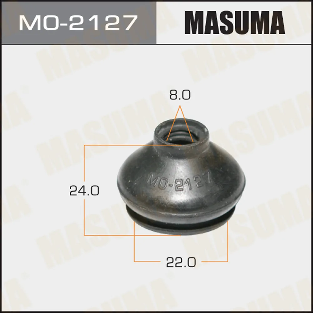 Пыльник шарового шарнира 8x22x24 8x22x24 MASUMA MO-2127