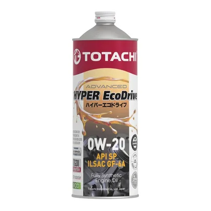 Масло моторное TOTACHI HYPER Ecodrive Fully Synthetic SP/RC/GF-6A 0W-20 1л E0101
