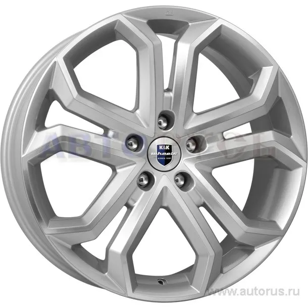 Диск литой R19 8.5J 5x114.3/67.1 ET45 КИК Пандора алмаз платинум 25946