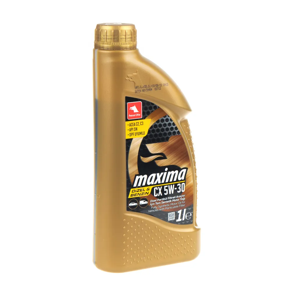 Масло моторное Petrol Ofisi MAXIMA CX 5W-30 синтетическое 1 л 11206-55YG