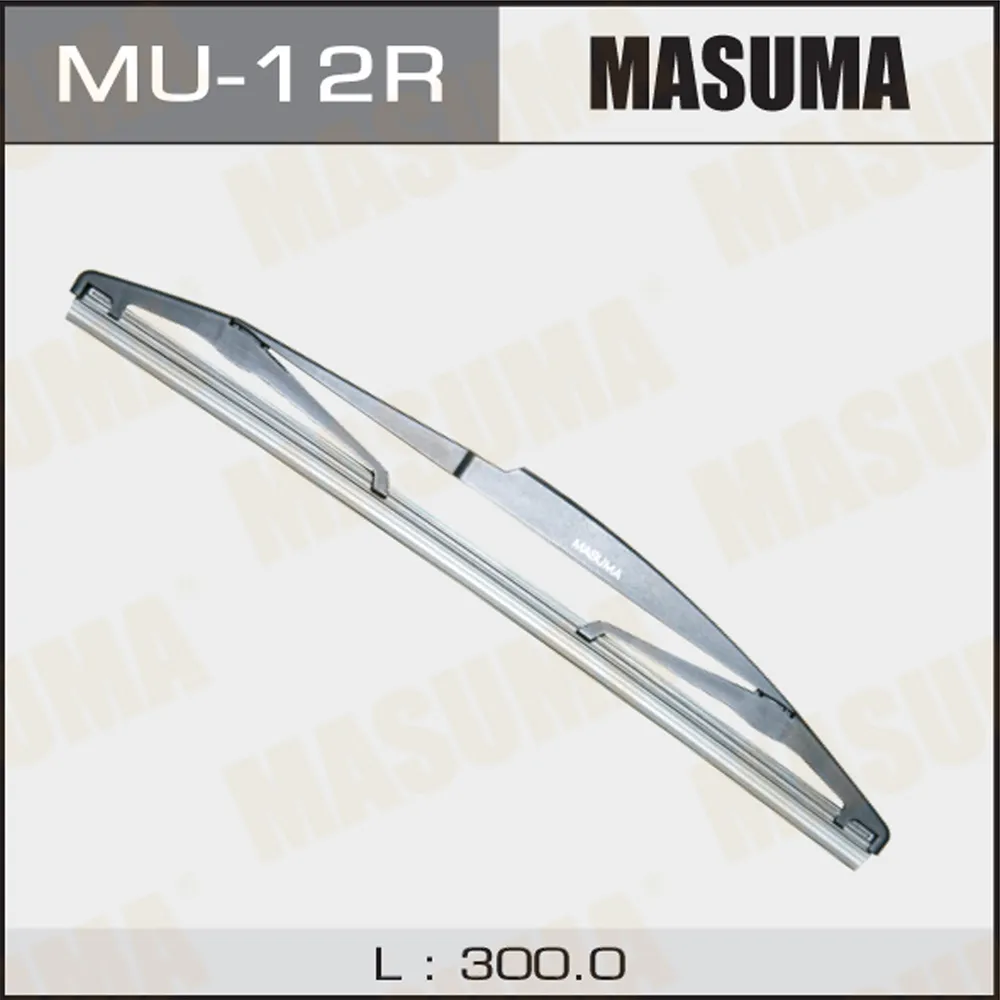 Щетка стеклоочистителя задняя 300 мм каркасная 1 шт MASUMA WIPER BLADE MU-12R