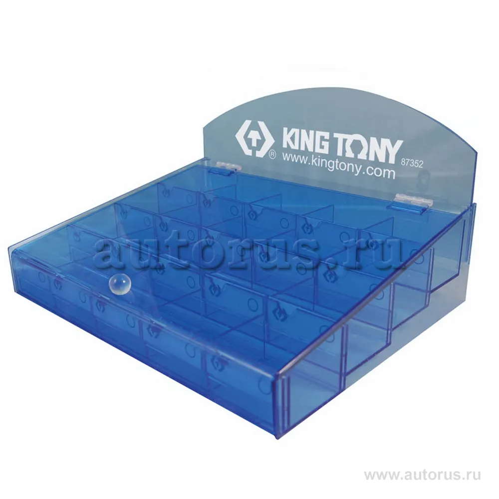 Стенд для вставок, бит, 20 отделений KING TONY 87352