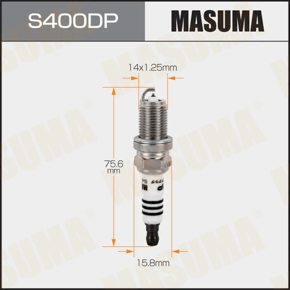 Свеча зажигания DOUBLE PLATINUM DOUBLE PLATINUM (PFR7S8EG) MASUMA S400DP