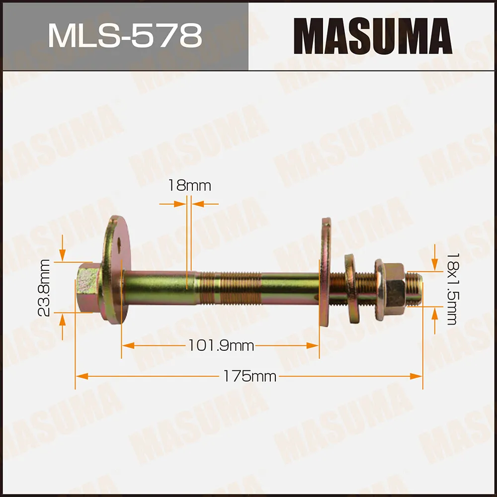 Болт эксцентрик Toyota MASUMA MLS-578